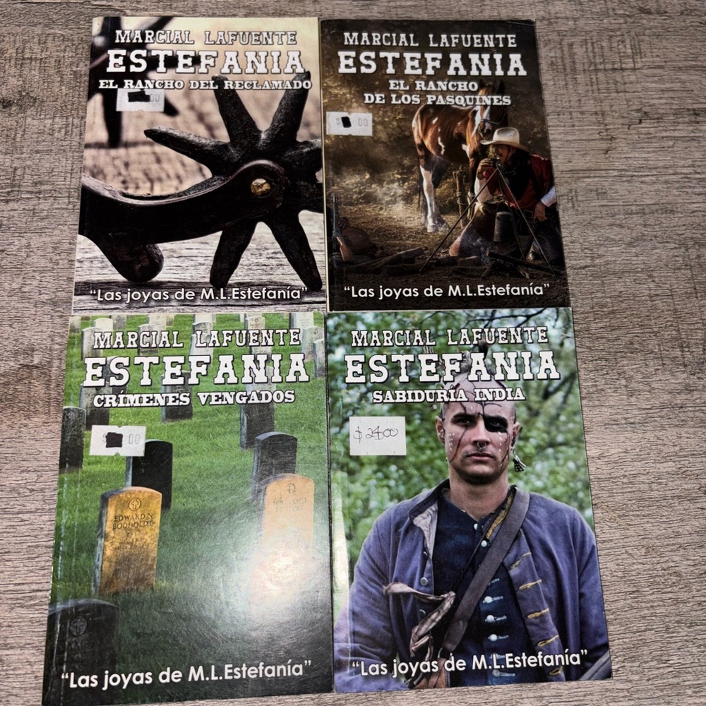 Marcial Lafuente Estefania Western Book Set